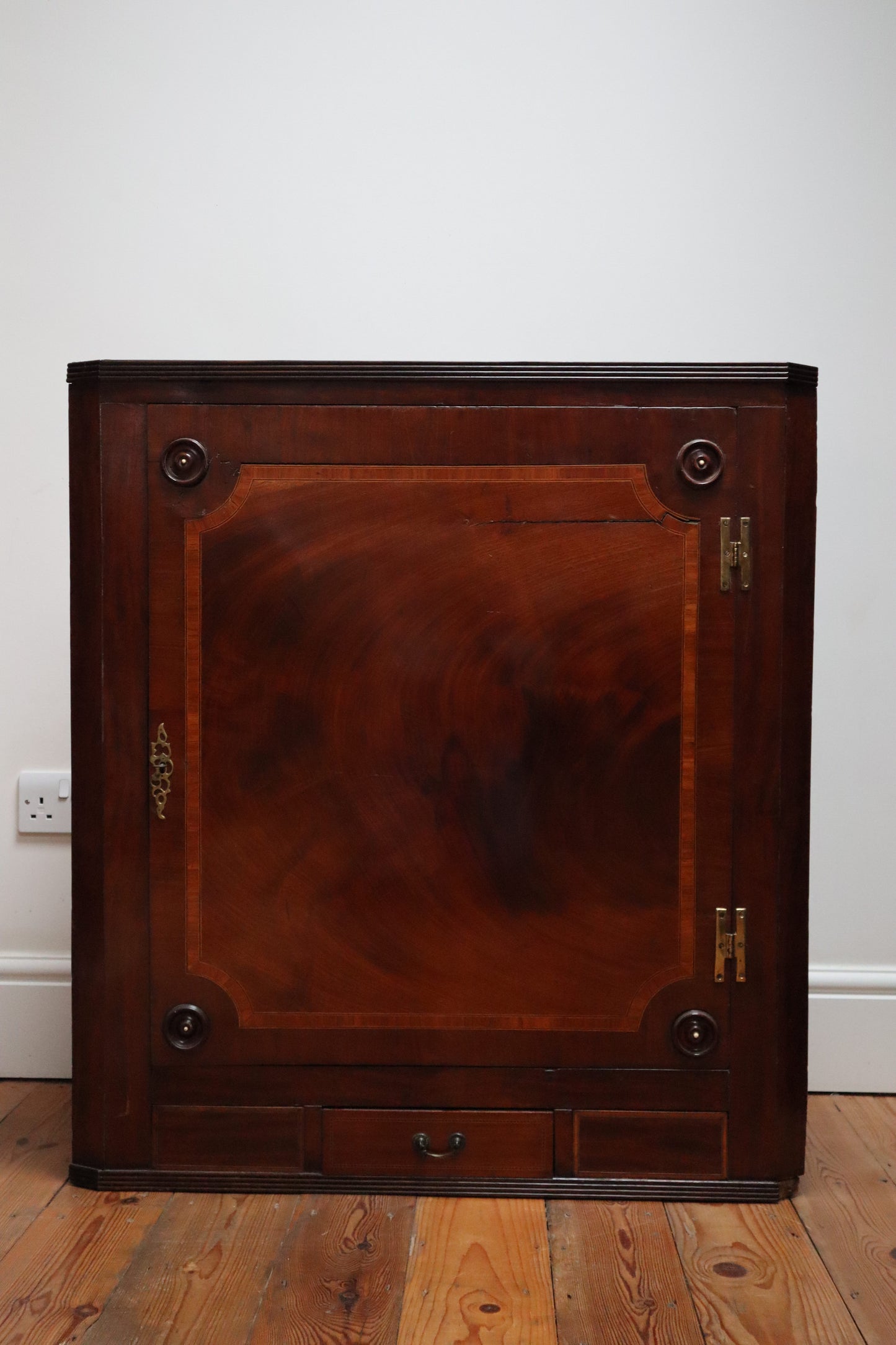 Antique corner cupboard