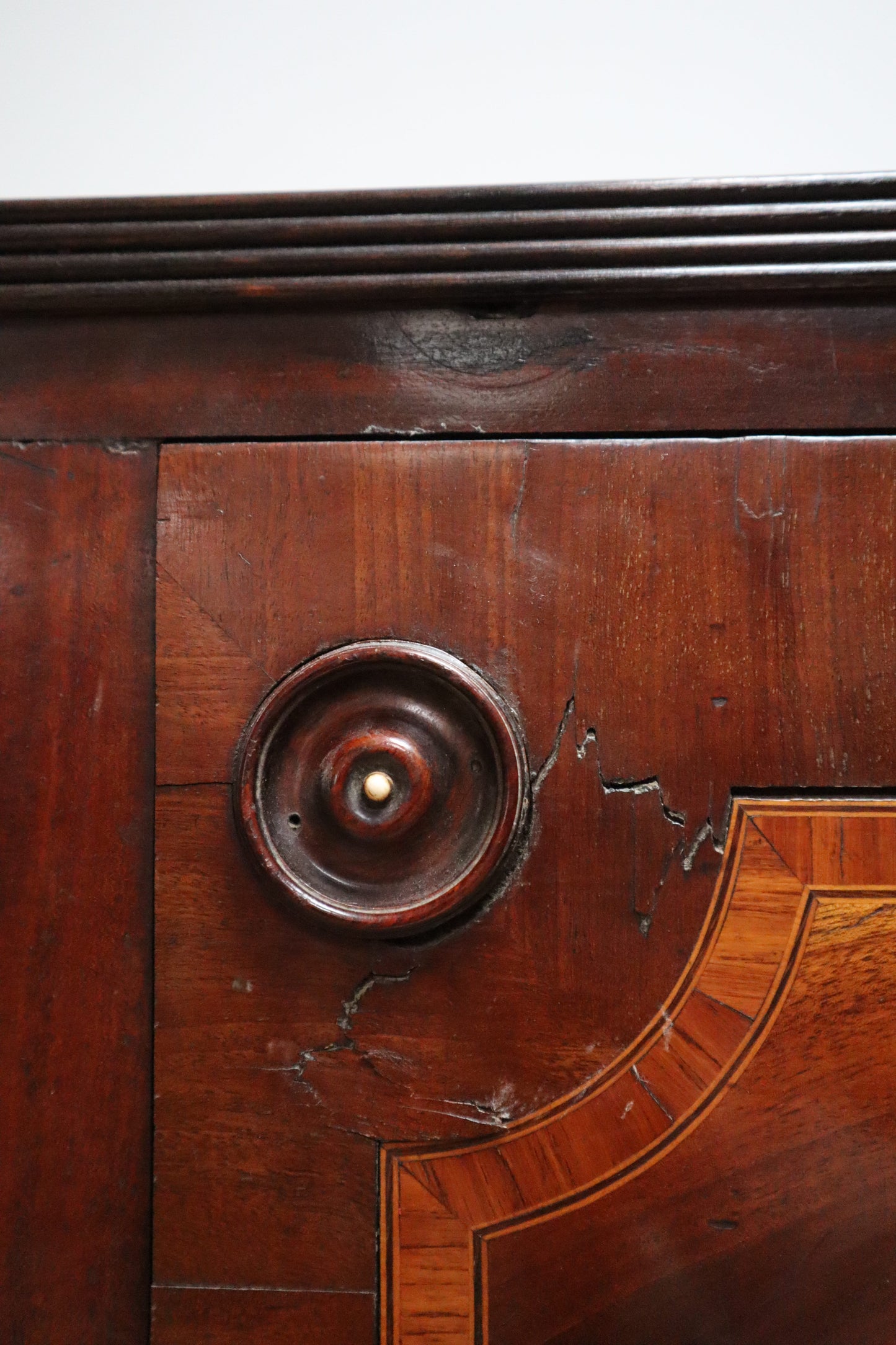 Antique corner cupboard