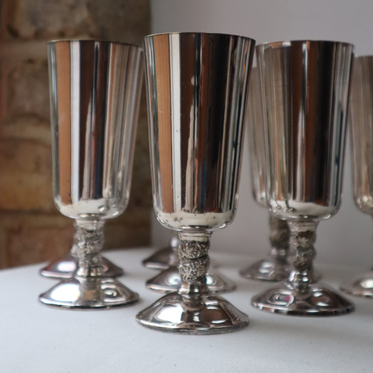 Silver goblets