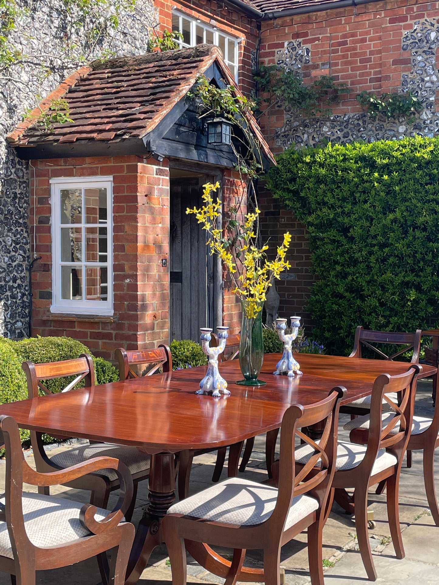 Mahogany dining table