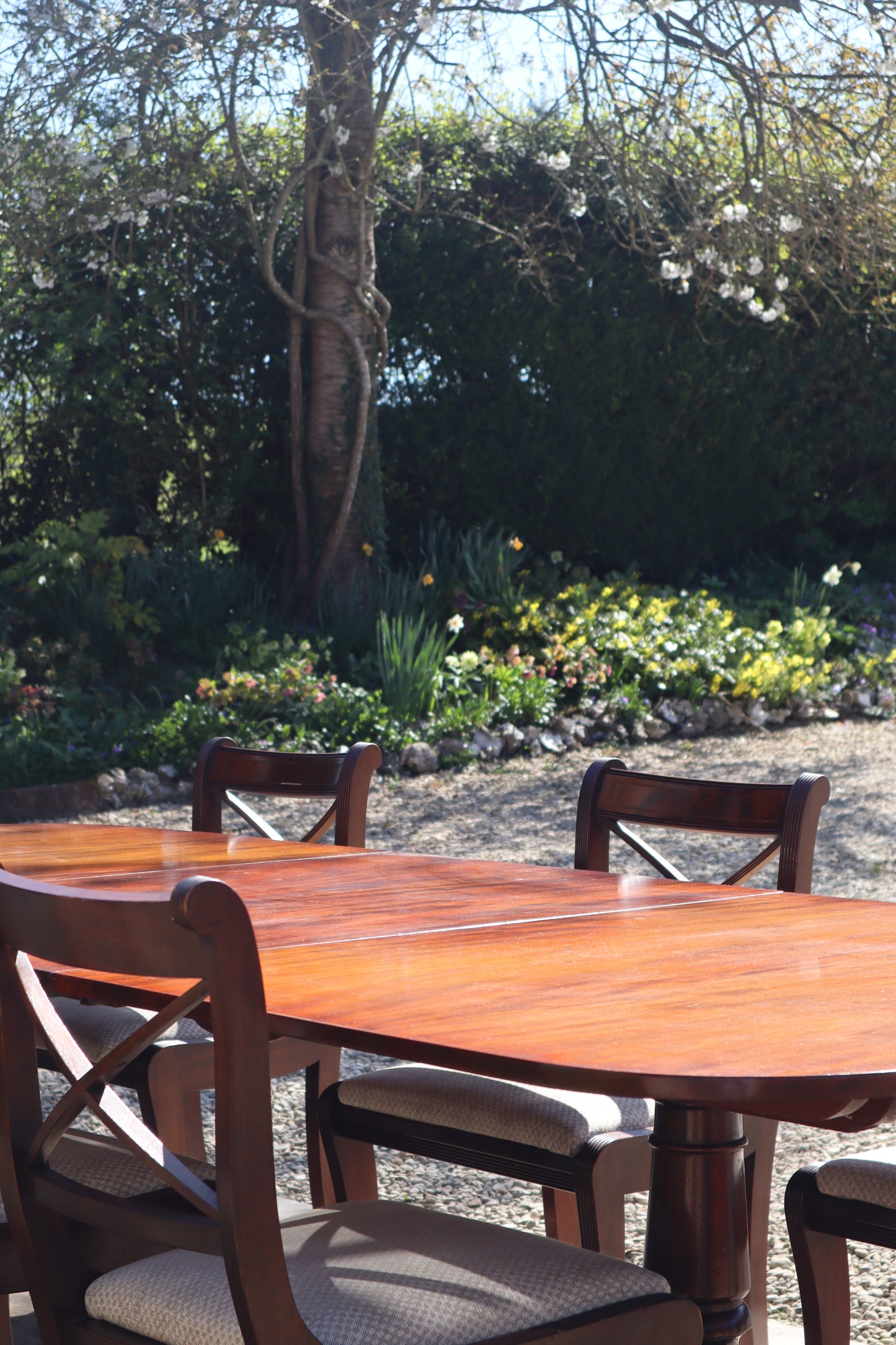Mahogany dining table