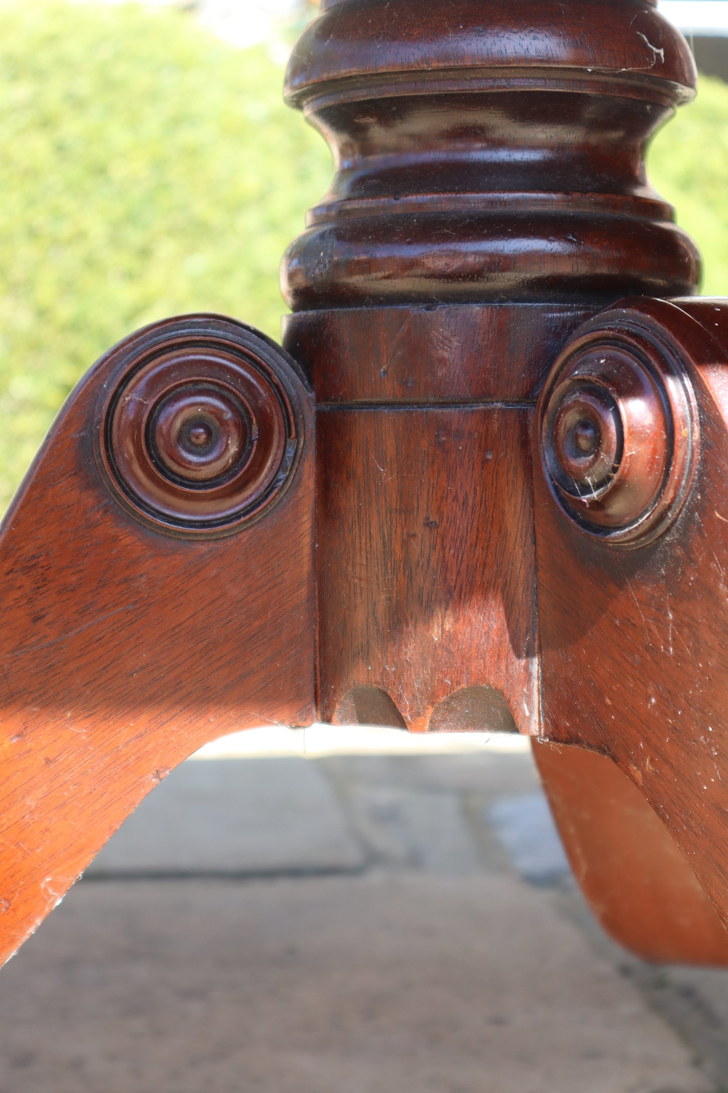 Mahogany dining table