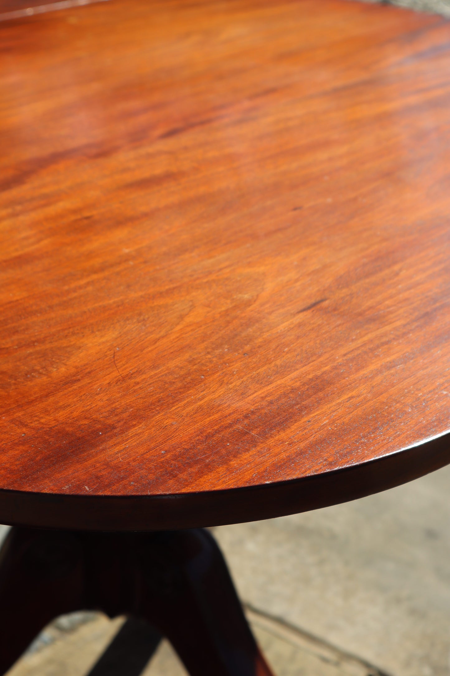 Mahogany dining table