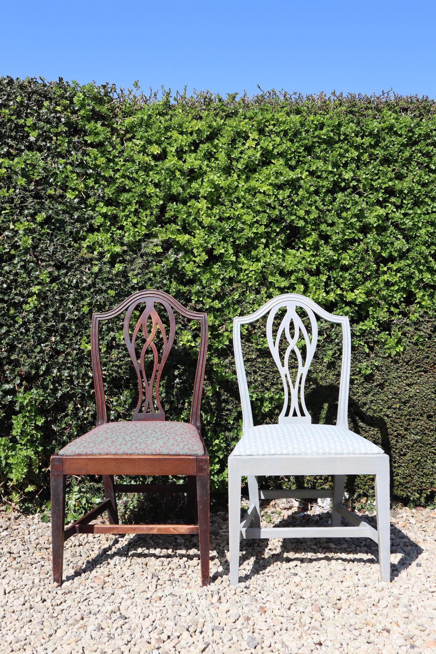 Edwardian dining chair (painted)