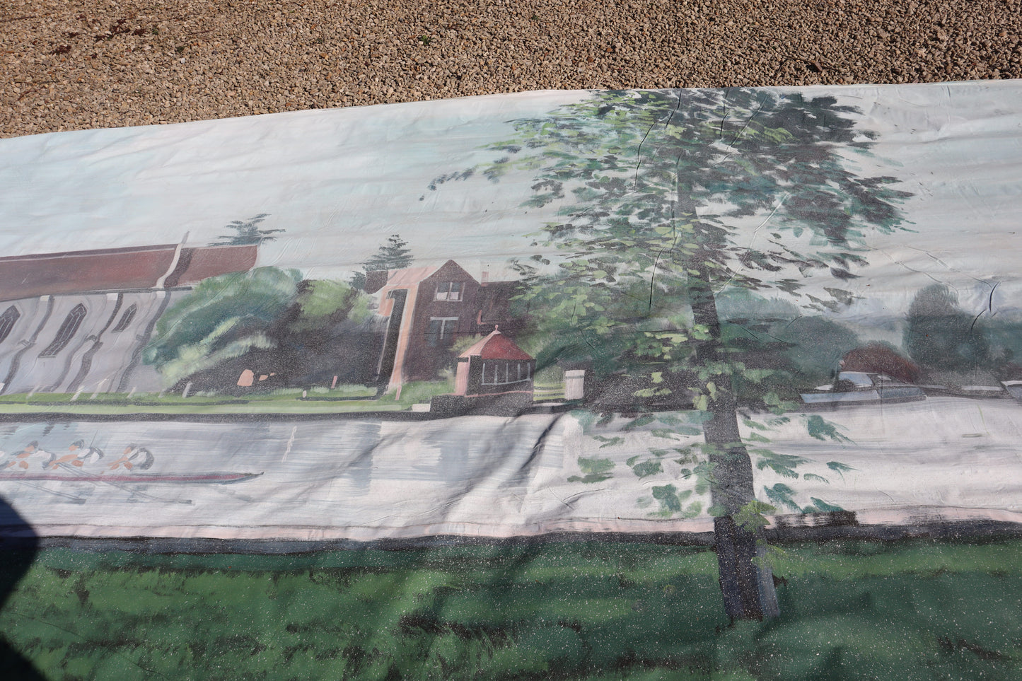 Painted scenery