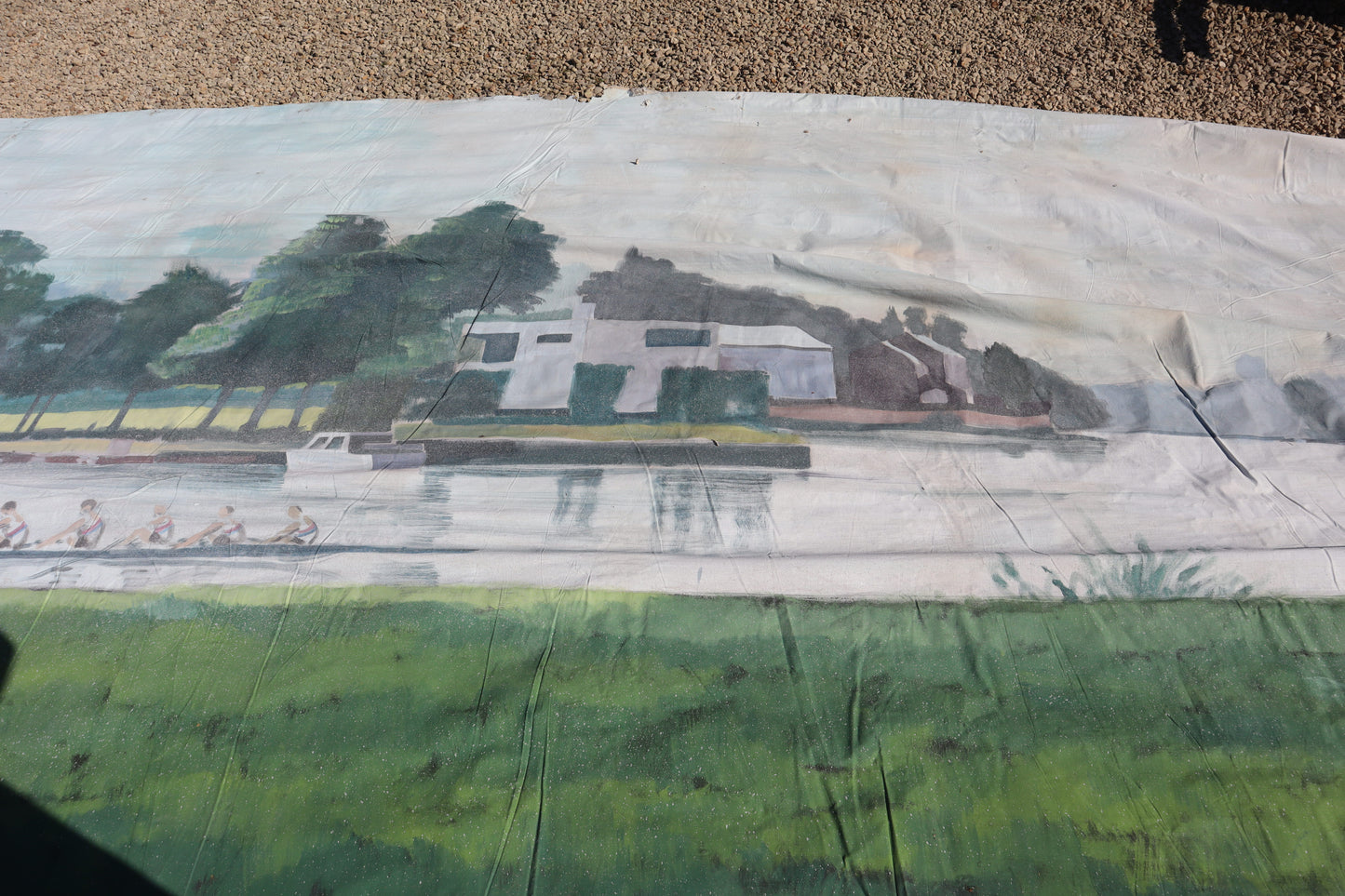 Painted scenery