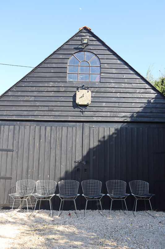 Stainless steel and chrome chairs