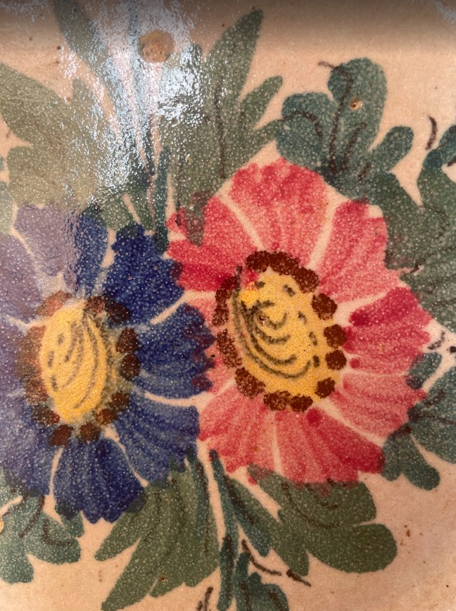 Floral plate