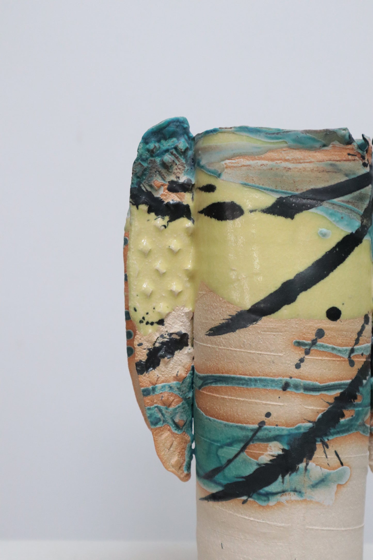 Stonewear vase by John Kershaw