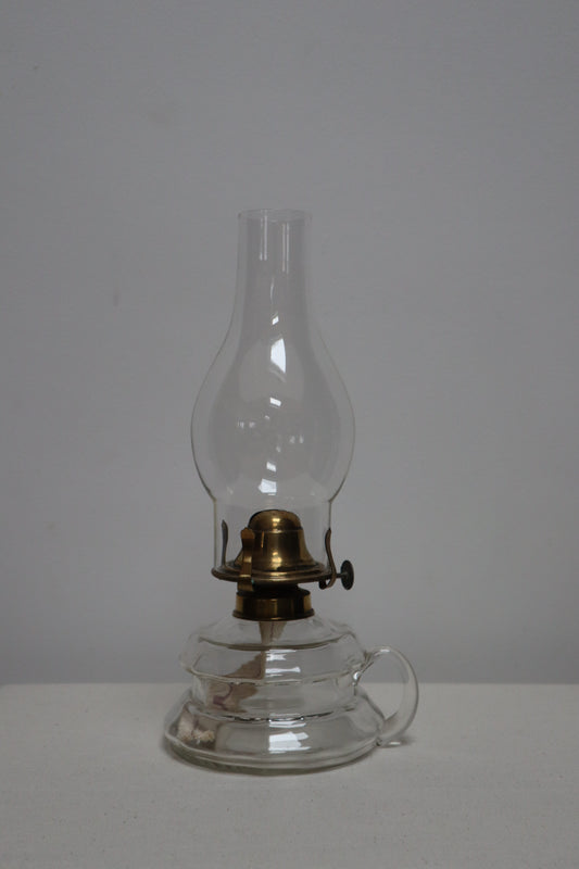 Glass oil lamp