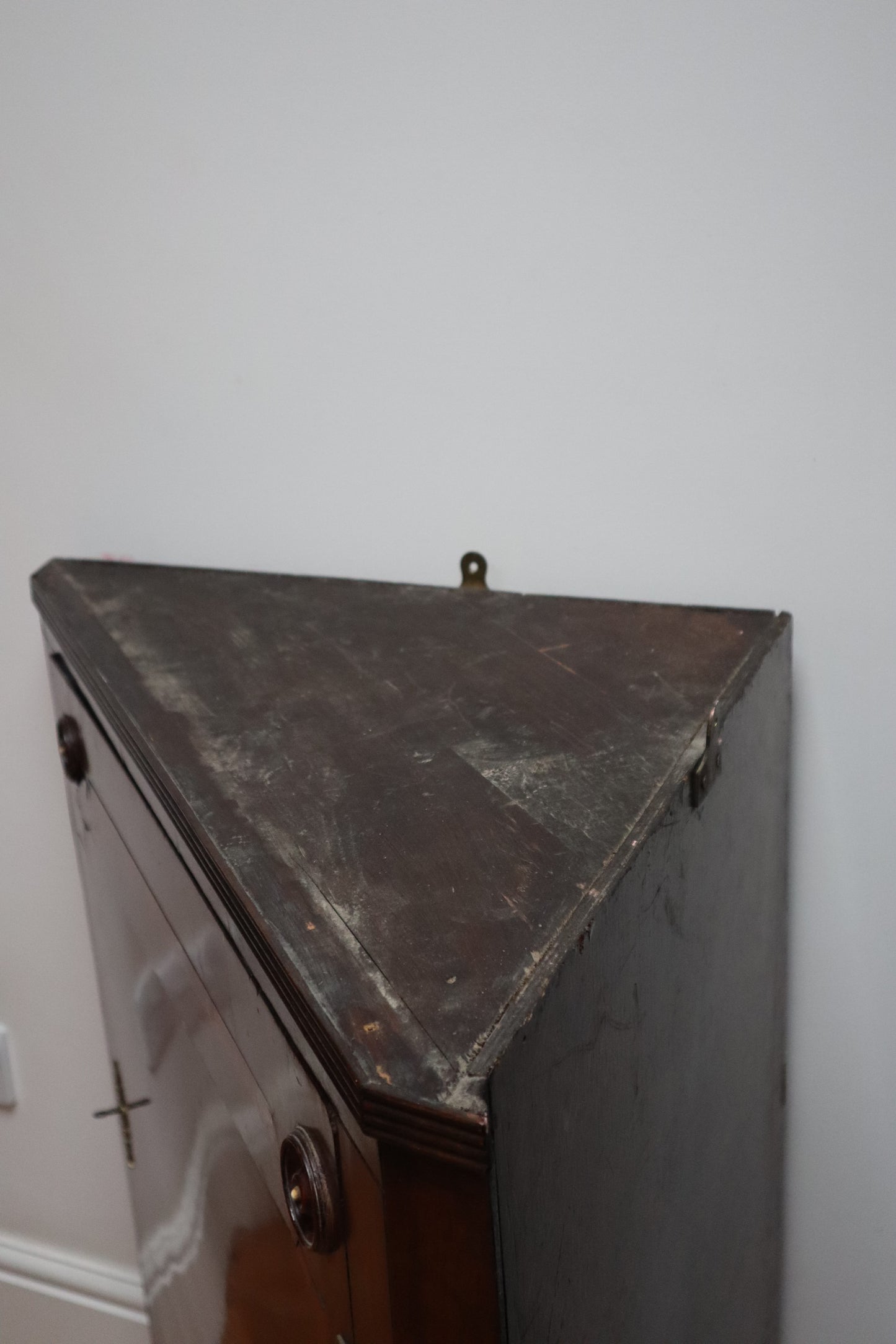Antique corner cupboard