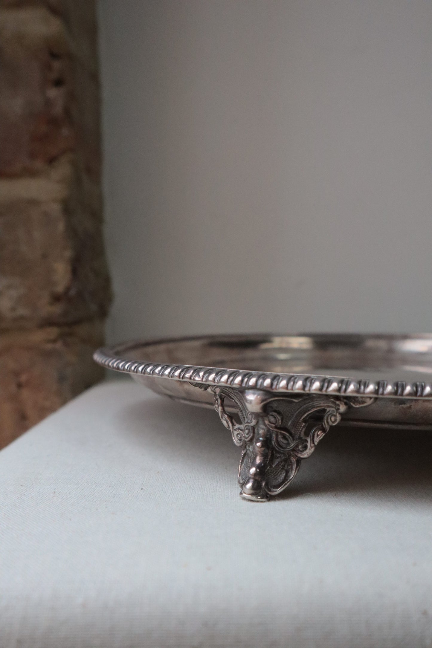 Silvered plate