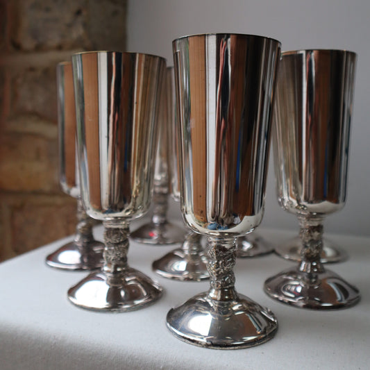 Silver goblets