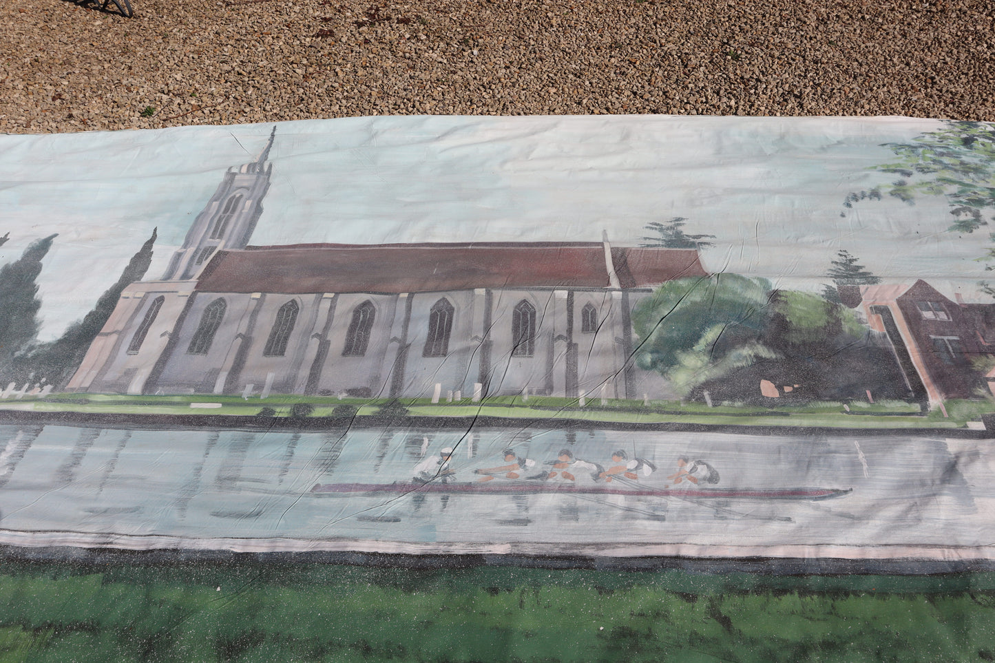 Painted scenery
