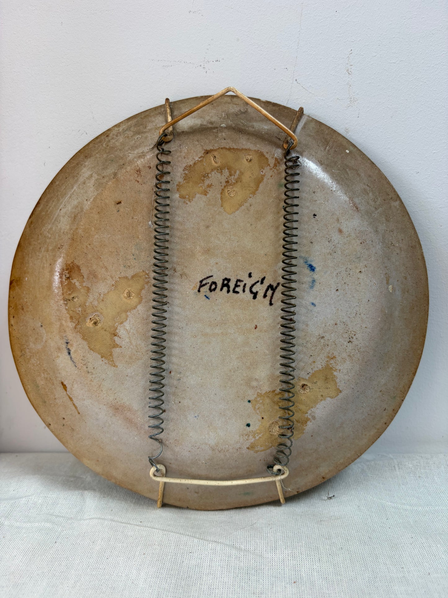 Hand painted plate