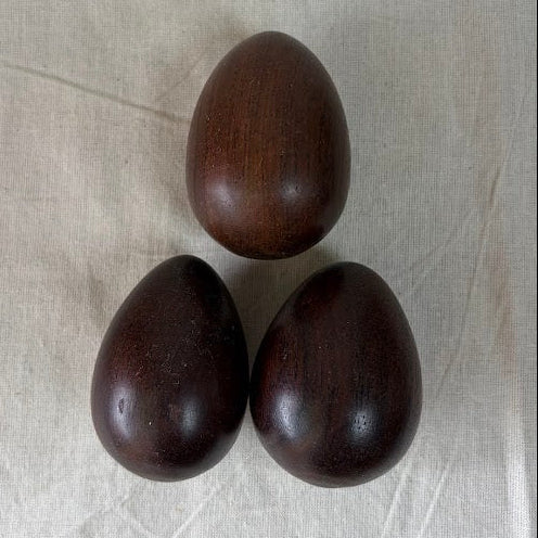 Decorative wooden eggs