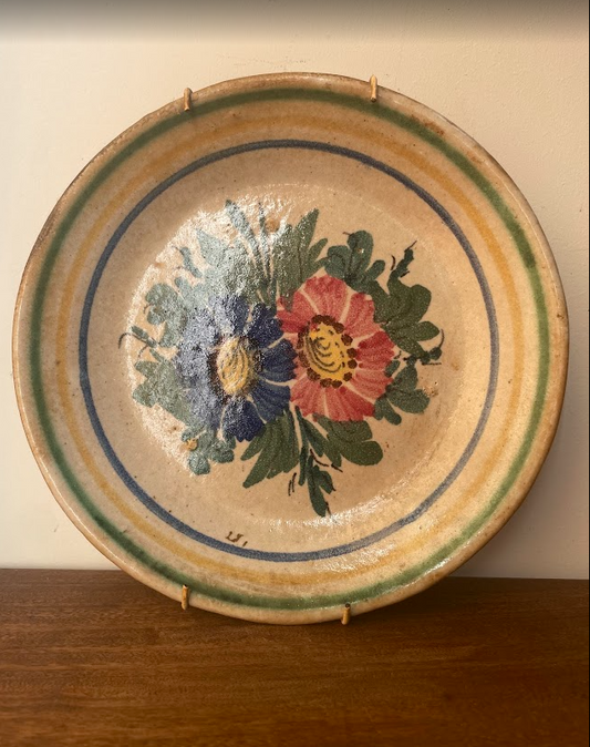 Floral plate