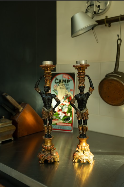 Figurered candlesticks